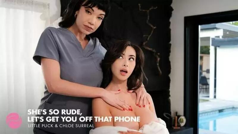 Allgirlmassage – Little Puckchloe Surreal – She’s So Rude, Let’s Get You Off That Phone